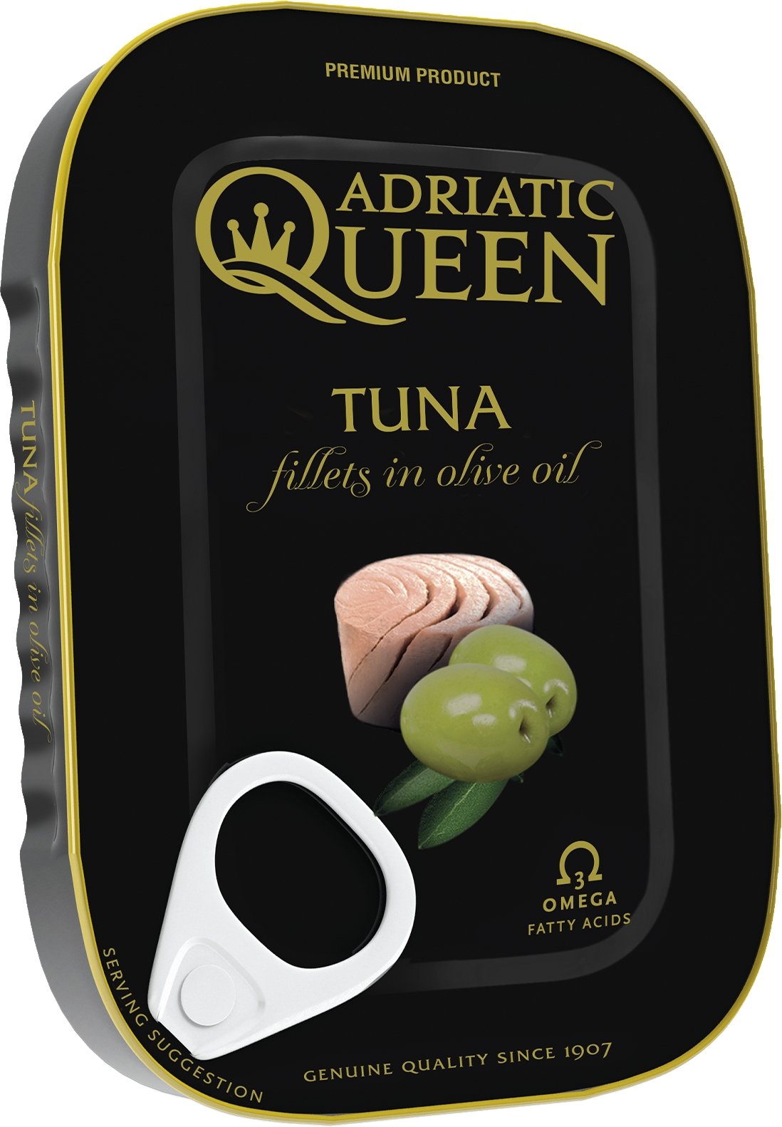 Adriatic Queen handmade yellowfin tuna fillets in olive oil 105g