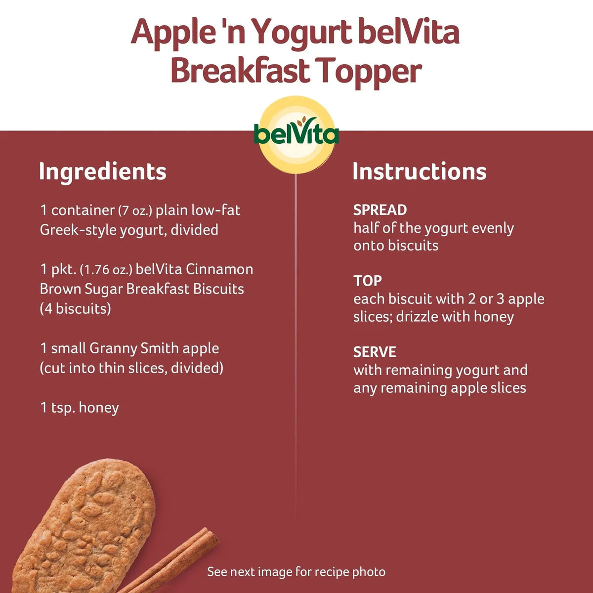 Belvita Crunchy 4 Breakfast Biscuits, Cinnamon Brown Sugar 50g