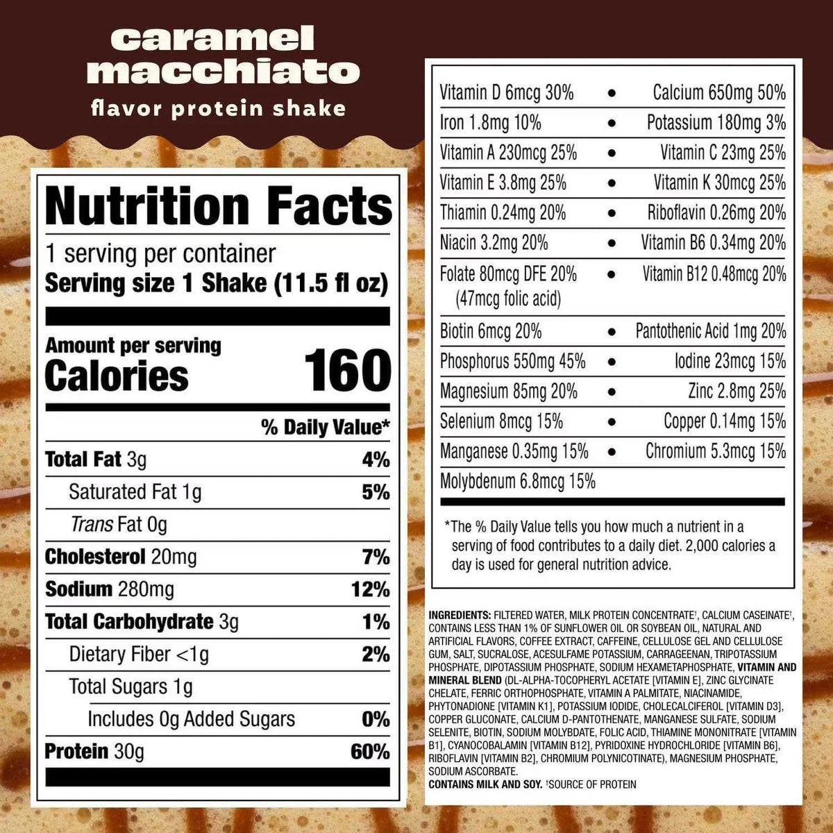 Premier High Protein Shake 30g Coffeehouse Caramel Macchiato 340ml