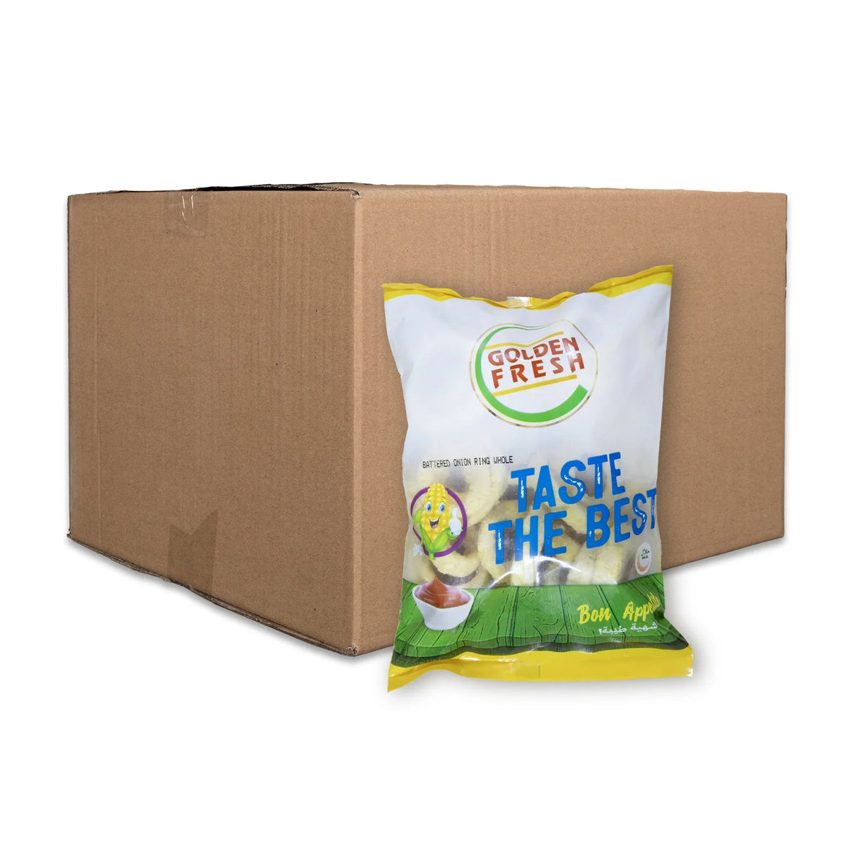 Whole-Cut Battered Onion Rings - 10x800g