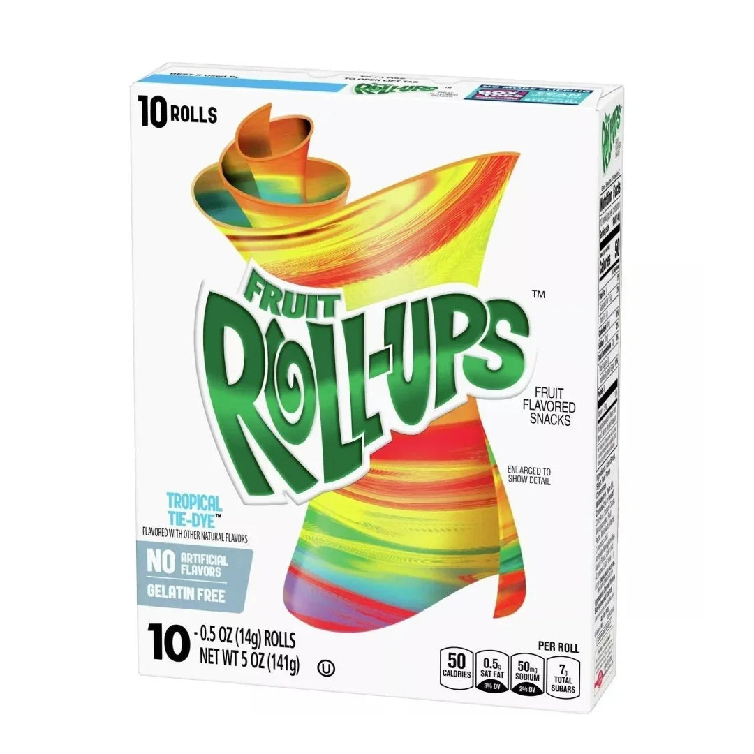 Betty Crocker Fruit Rollups Tropical Tie Dye 141g