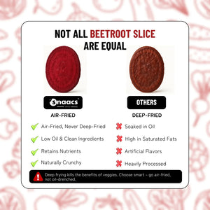 Snaacs Air Fried Beetroot Slice 85g - View 2 | Welaza