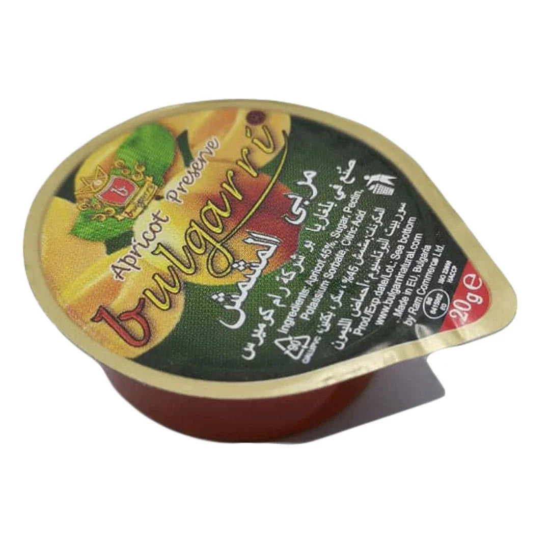 Bulgarri Apricot Jam 20g x 100 | Welaza