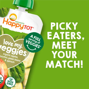 HappyTOT Organics Love My Veggies Variety Pack - 120g (12pk)