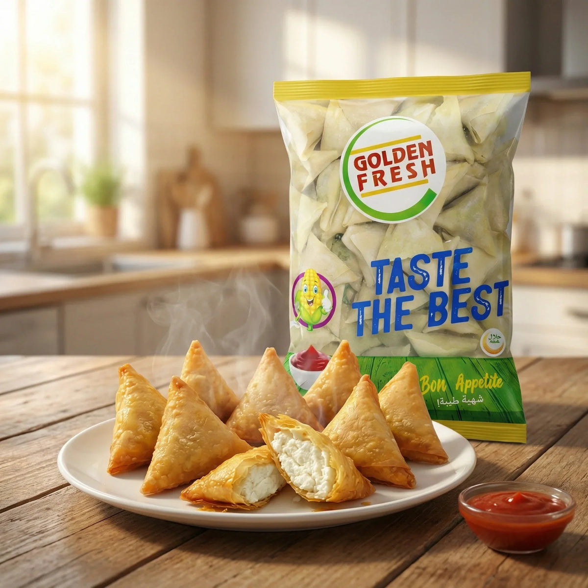 Cheese Samosas - 1 kg 50 pcs