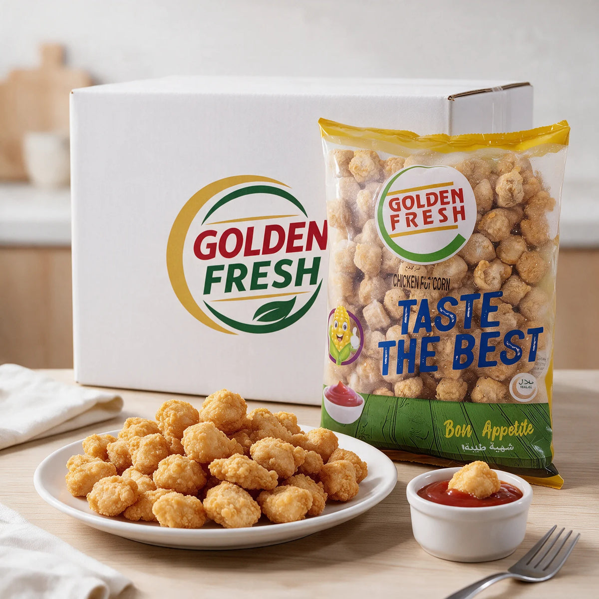 Chicken Popcorn 10x1Kg (6-8 pcs/400g)
