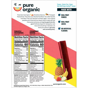 Pure Organic Variety Pack Layered Fruit Bars, 18g (28pk)