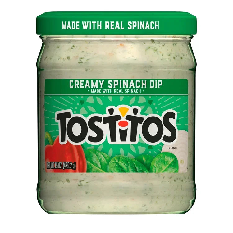 Tostitos Creamy Spinach Dip, Made with Real Spinach  15 OZ (425g) - Export