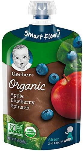 Gerber 2nd Food Organic Apple Blueberry Spinach 99g