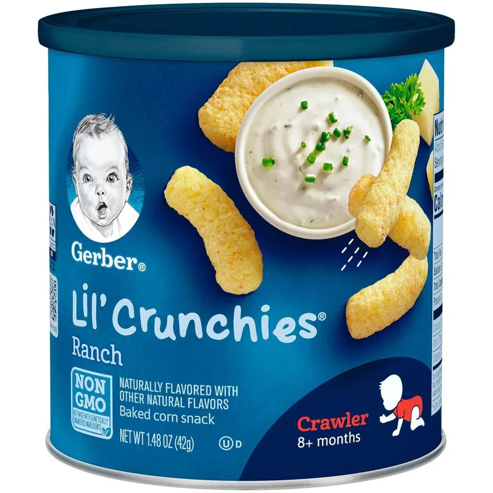 Gerber Lil' Crunchies, Ranch, Crawler 42g
