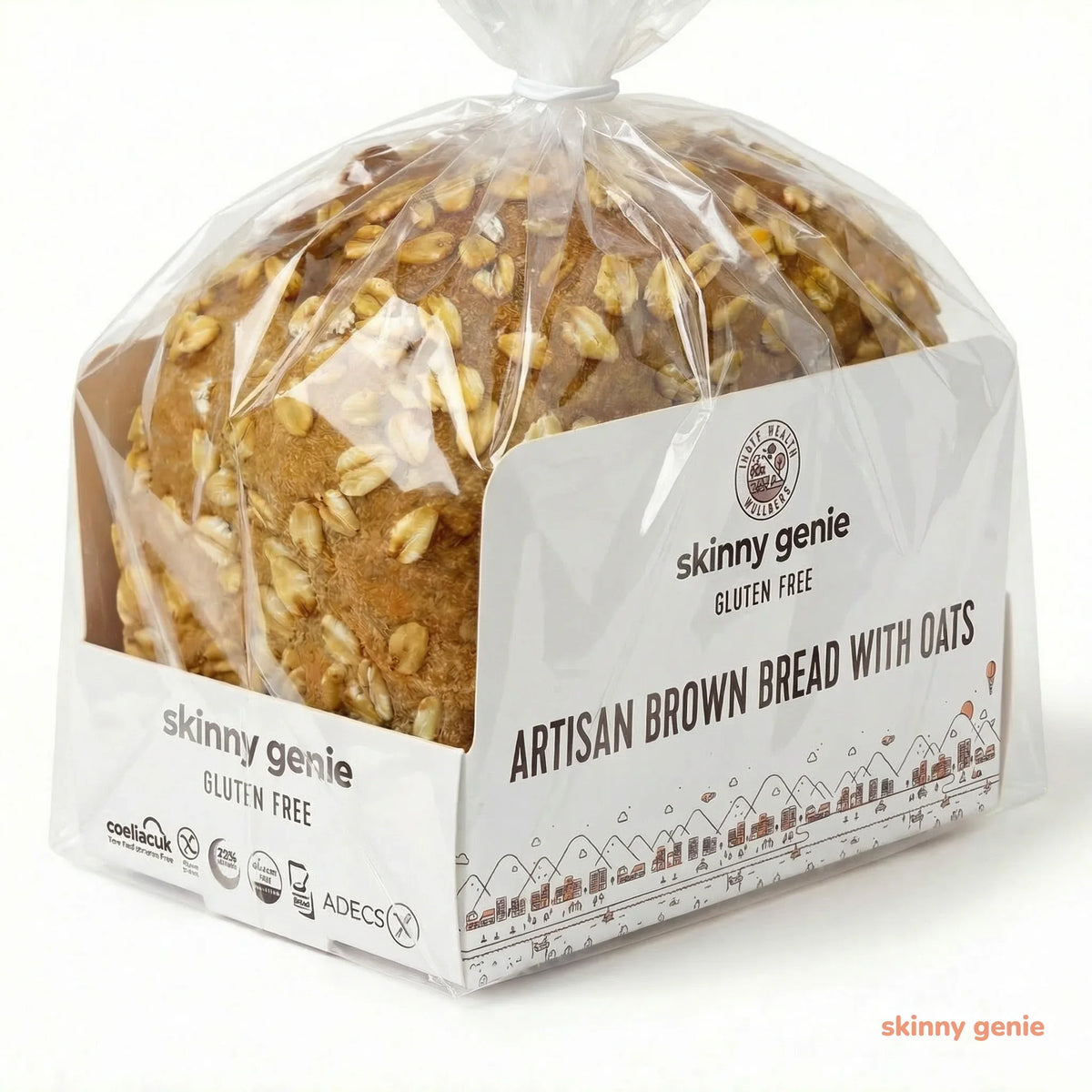 Artisan Gluten Free Oats Brown Bread Loaf
