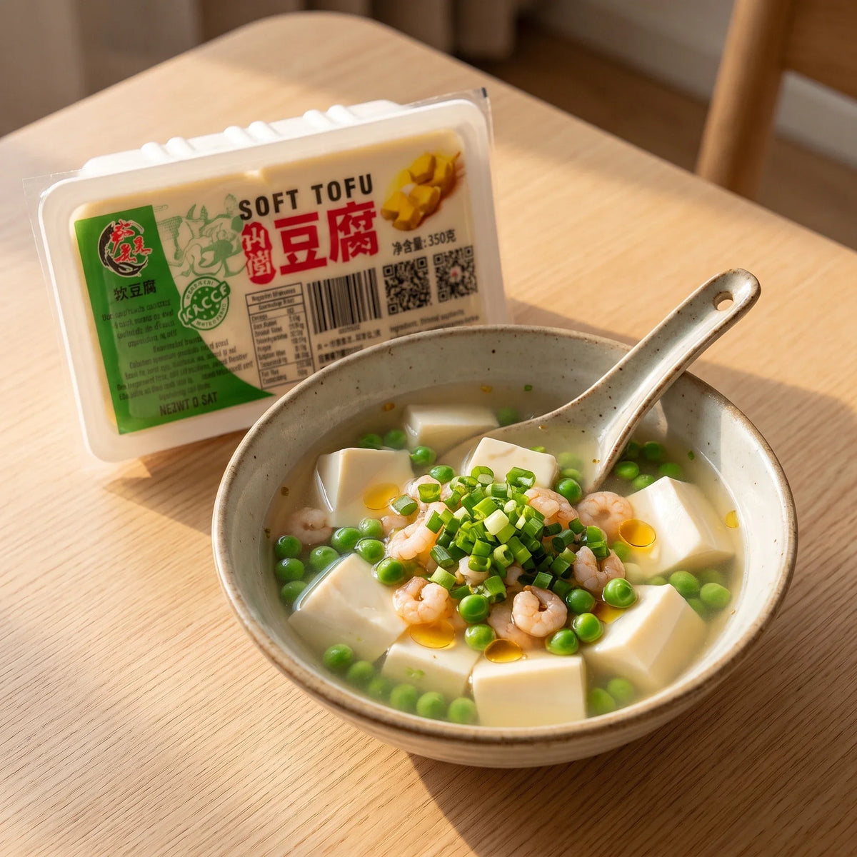 XI SHI soft tofu 3.5 kg packaging details