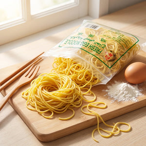 XI SHI Fresh Yellow Egg Noodles - 10 kg