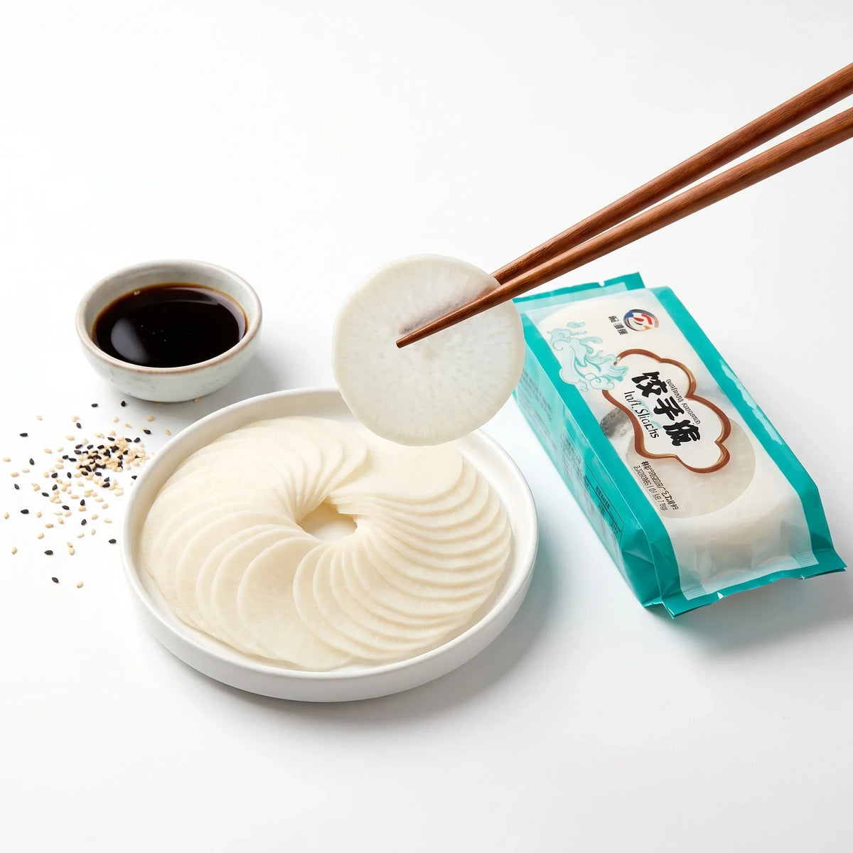 XI SHI Round White Wonton Wrappers