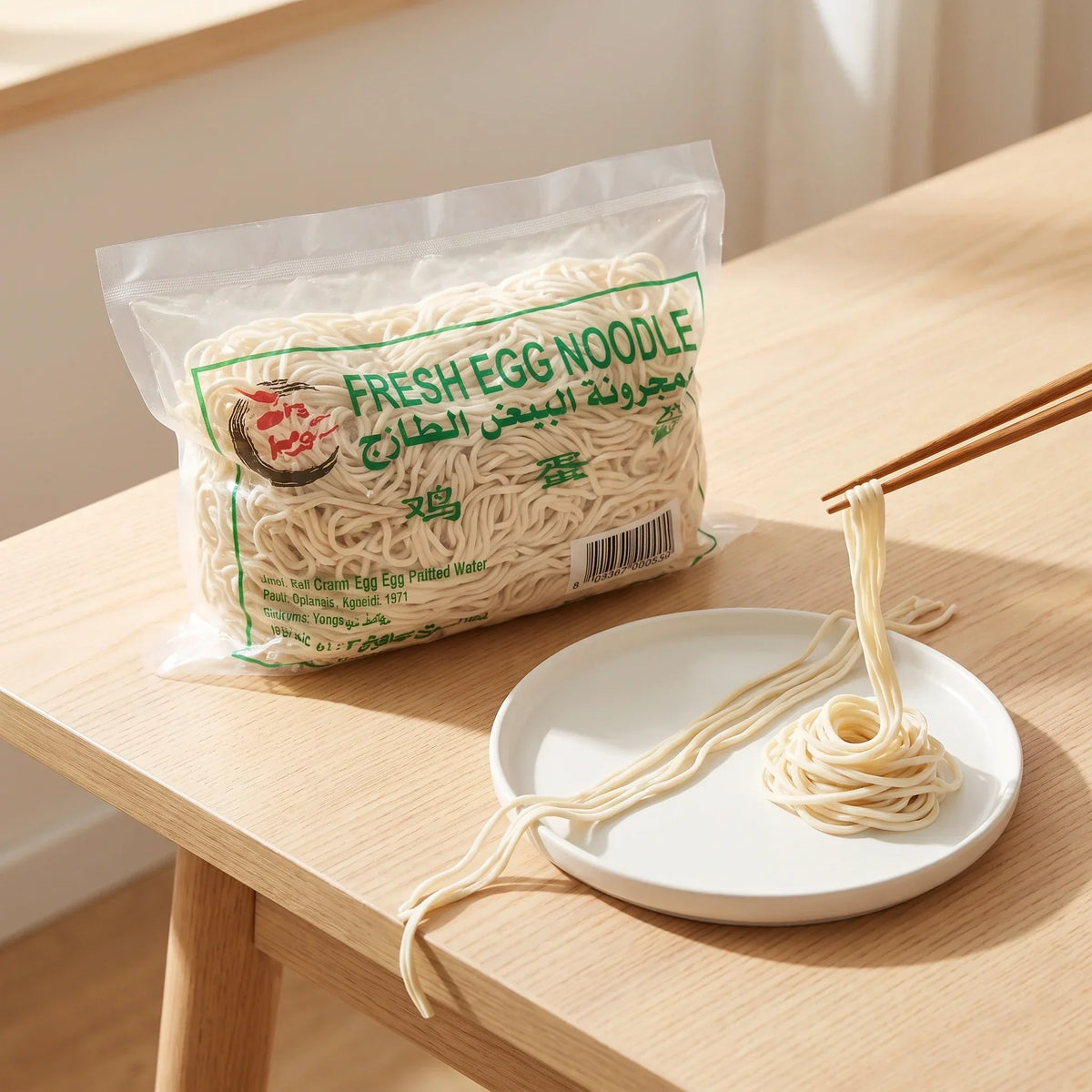 XI SHI Fresh White Egg Noodles - 10 kg
