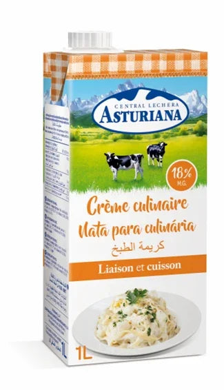 Central Lechera Asturiana 18% Fat Cooking Cream 1L