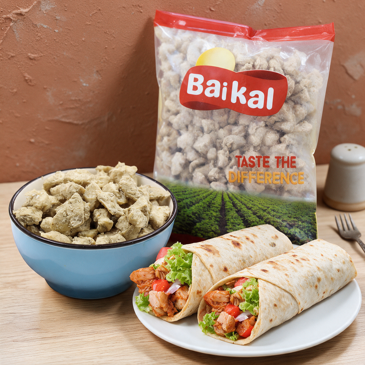 Cooked Marinated Chicken Shawarma 1kg