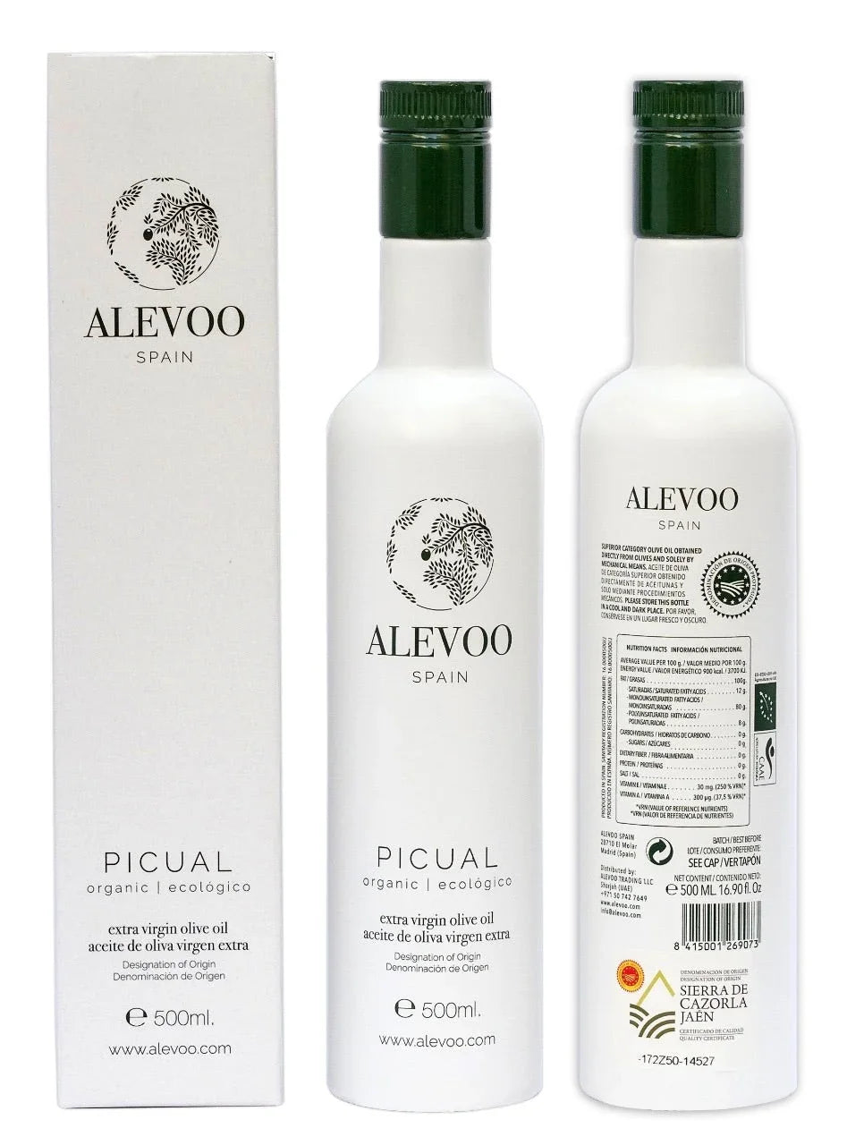 Alevoo Organic Premium Extra Virgin Olive Oil - 500ml