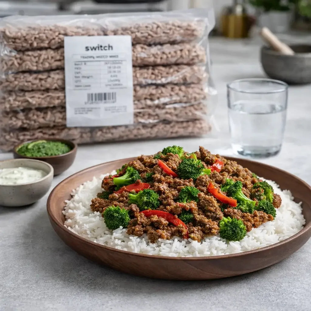 Switch Plant-Based Mince 6kg - View 2 | Welaza
