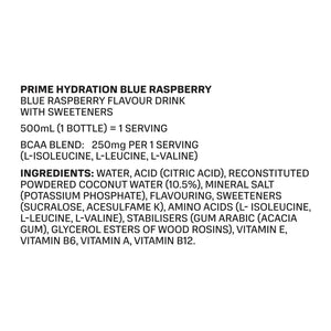 Prime Blue Raspberry Hydration Drink - View 3 | Welaza