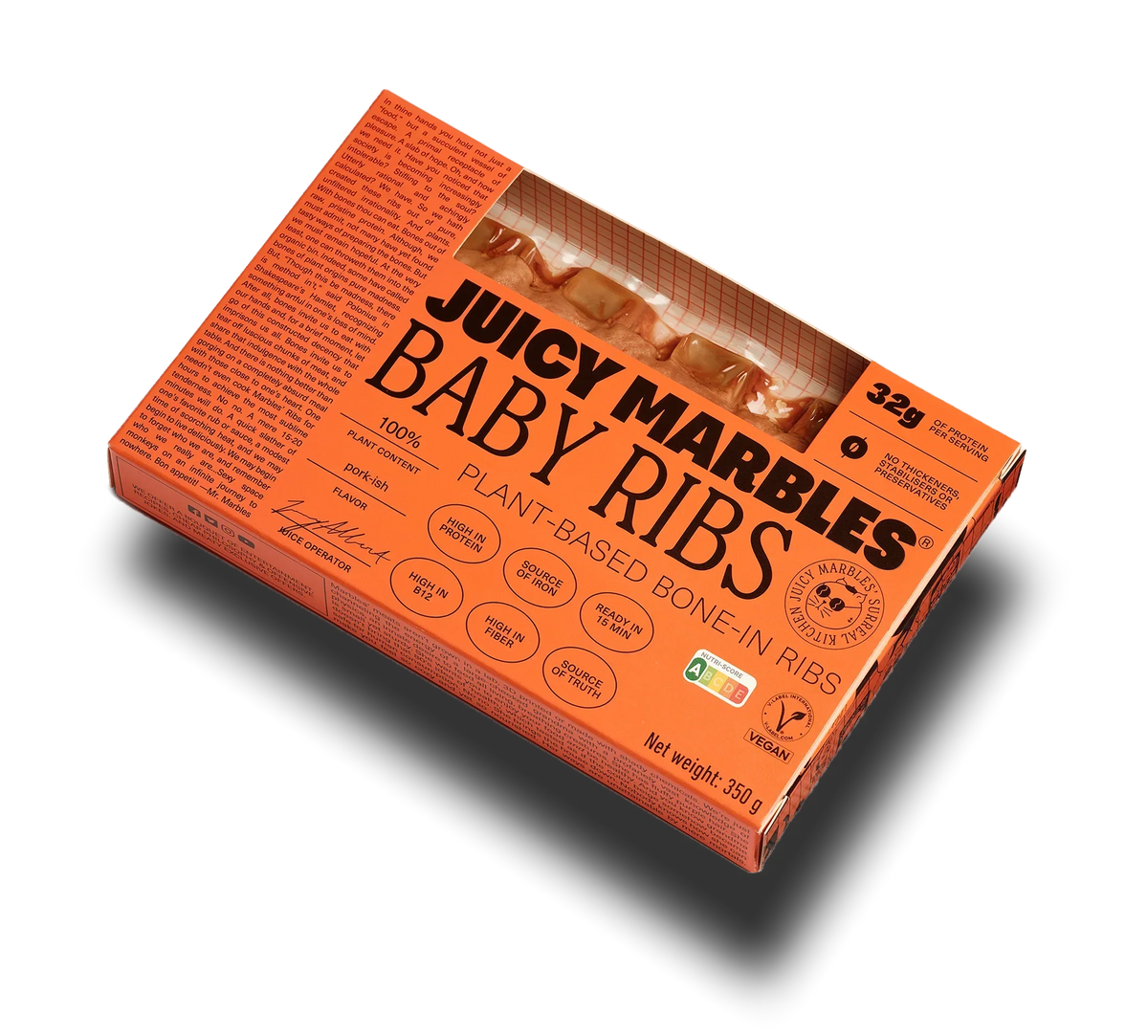 Juicy Marbles Plant-Based Vegan Baby Ribs