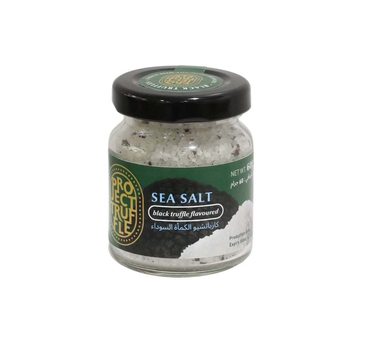 Sea salt with black truffles 60g