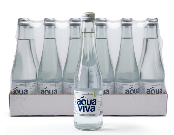 Aqua Viva Still Natural Mineral Water Glass bottle 330 ml x 24