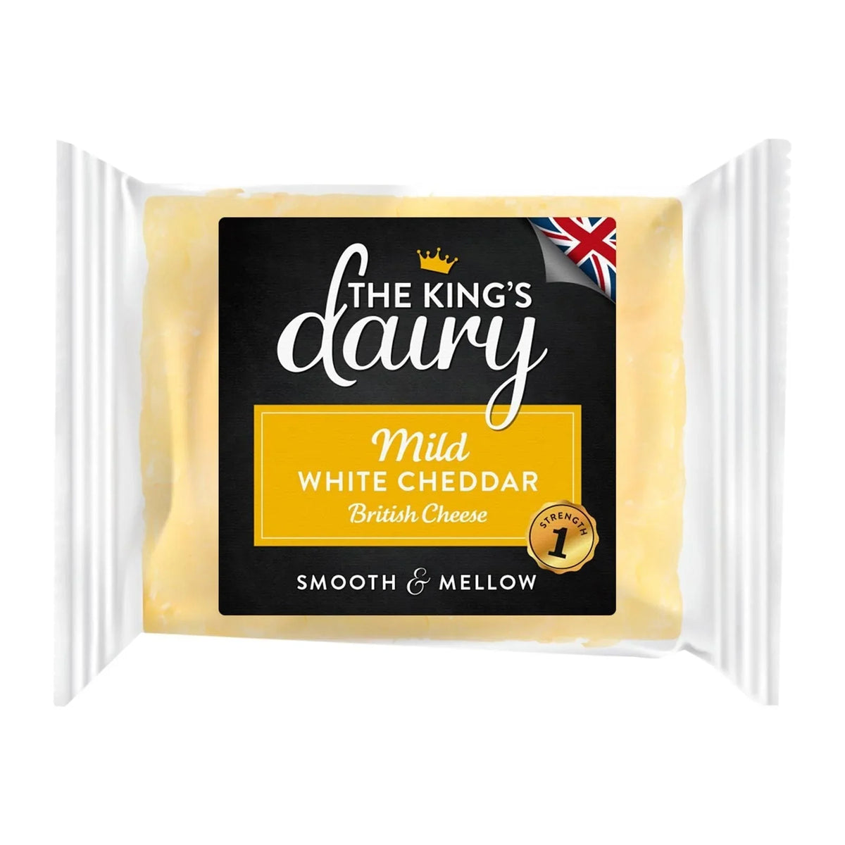 The King's Dairy Mild White Cheddar Cheese 200g