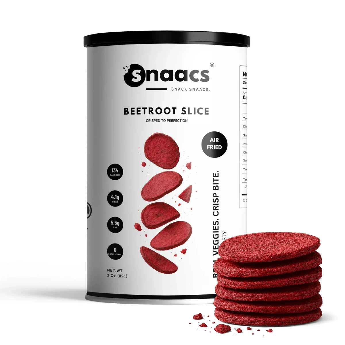 Snaacs Air Fried Beetroot Slice 85g | Welaza
